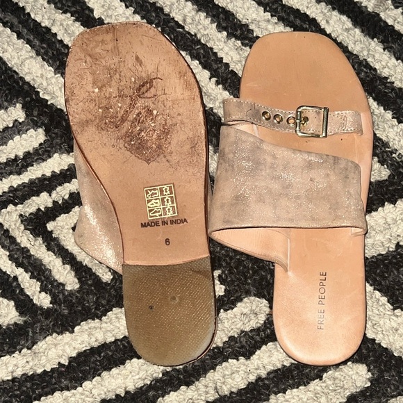 Free People Metallic Rose Sandals - Picture 4 of 4